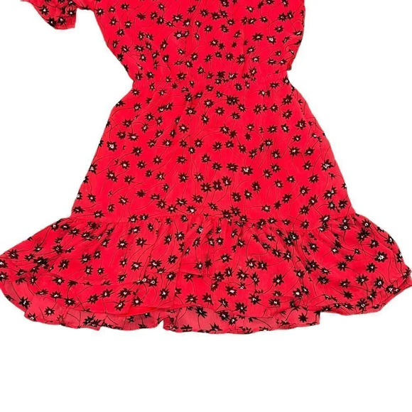 Express Floral V Neck Dress Size XS - Picture 4 of 4